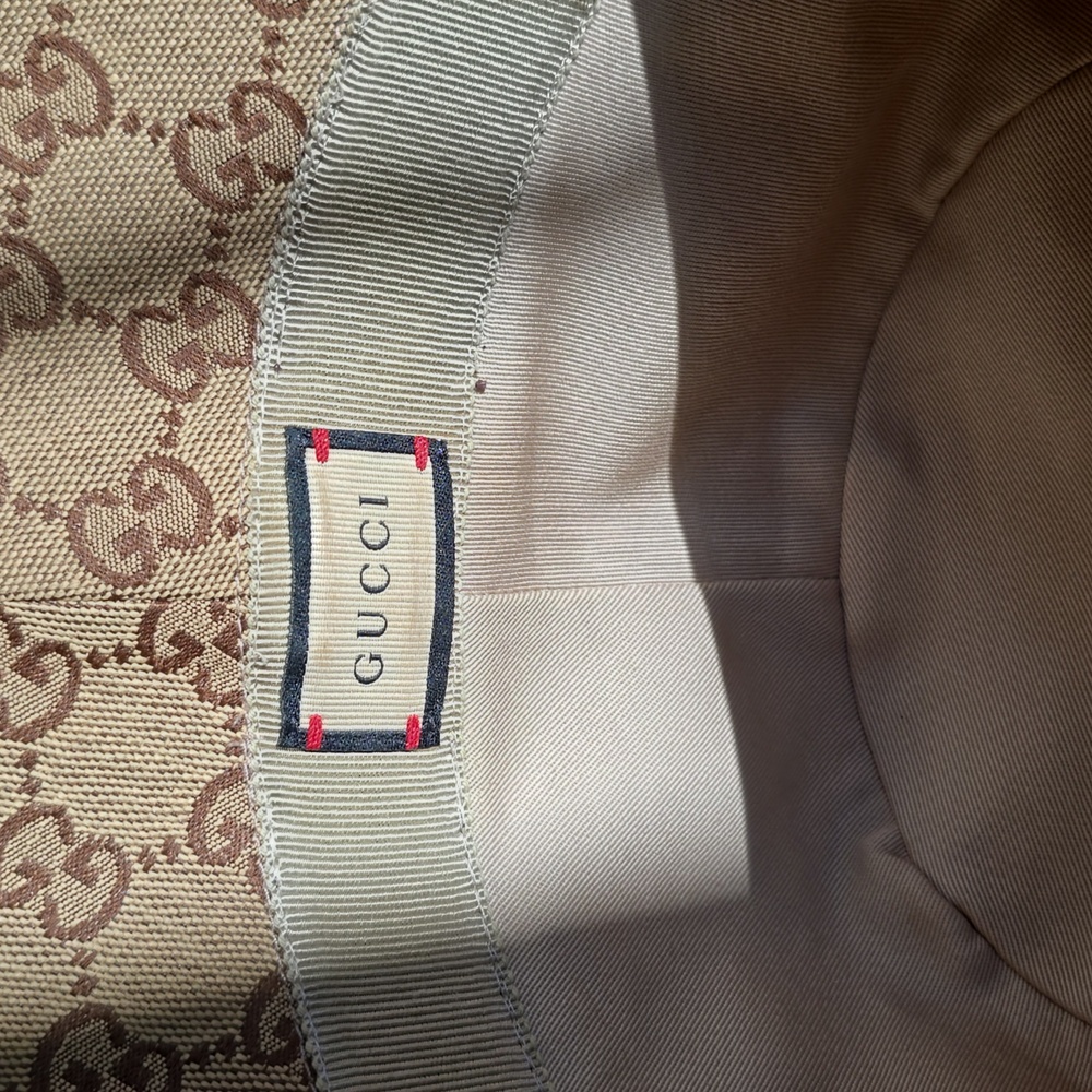 Gucci Beige Brown GG Canvas Bucket Hat XL - Picture 3 of 7